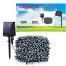 Pisca Fio De LEDs Solar 500 Lâmpadas Decoração Externa 50m