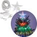 Pisca Luzes LEDs Colorido Ponteira Estrela Árvore De Natal