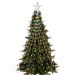 Pisca Luzes LEDs Colorido Ponteira Estrela Árvore De Natal