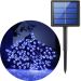 Pisca Pisca Cordão Solar Natal 100 Lâmpadas LEDs Azul De 10M