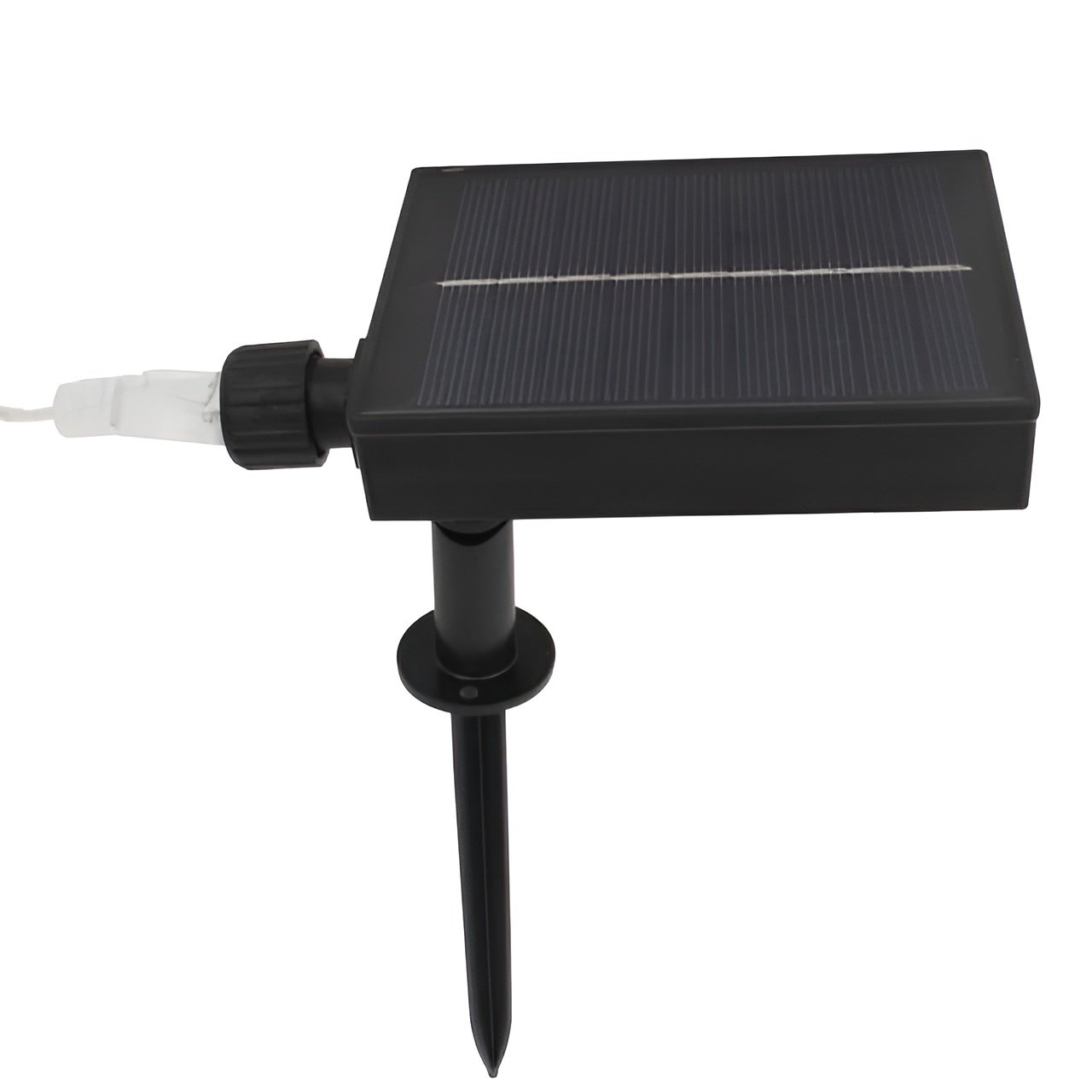 Pisca Solar Luzes LEDs Branco Cortina Estrela Forma Árvore
