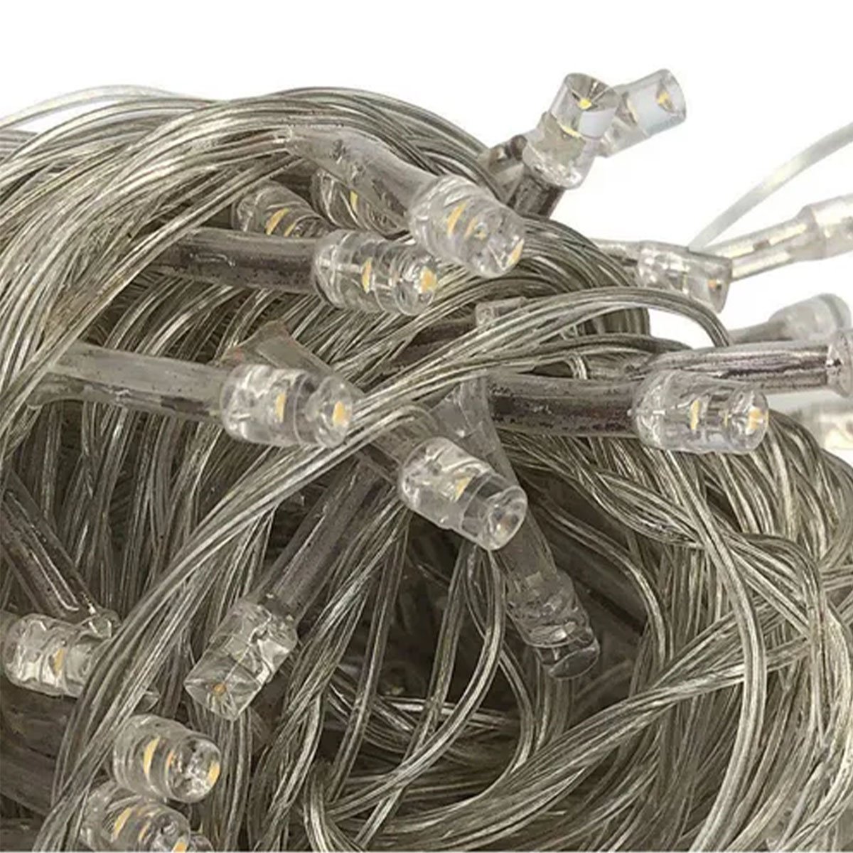Pisca Varal Cordão Natal 300 Lâmpadas LEDs Branco 50M 220v