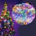 Pisca Varal Cordão Natal 600 Lâmpadas LED Colorido 100M 220v