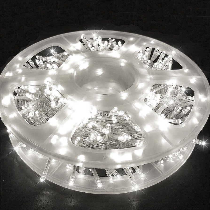 Pisca Varal Cordão Natal 600 Lâmpadas LEDs Branco 100M 220v