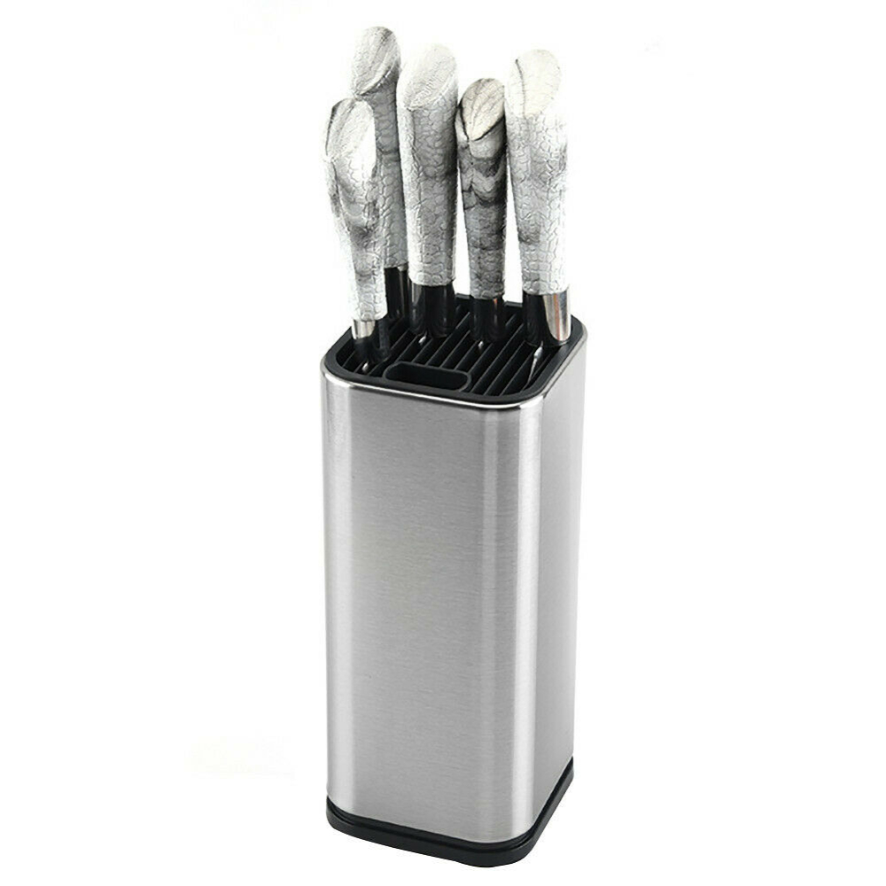 Porta Facas de Mesa ou Bancada em Inox 