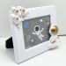 Porta Retrato Moldura Espacial Astronauta Foguete Branco 3D