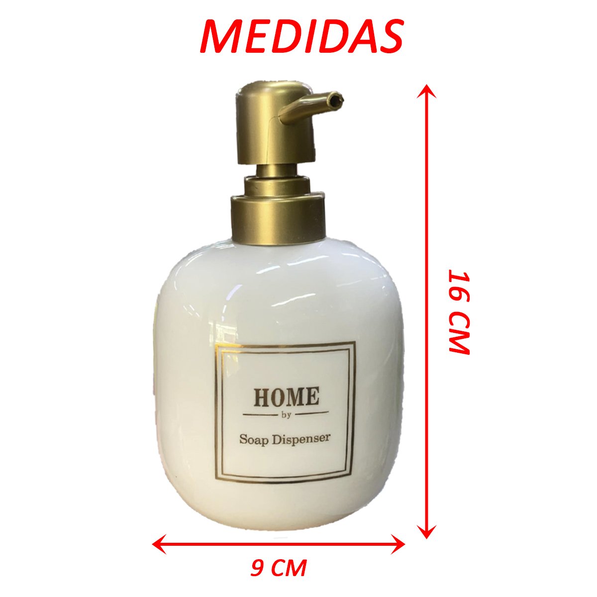 Porta Sabonete Líquido De Porcelana Oval Lavabo Luxo Branco