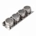 Porta Temperos E Condimentos Magnético Inox Geladeira Cozinha 