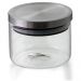 Pote de Vidro Borossilicato com Tampa Hermético 370ml Cinza