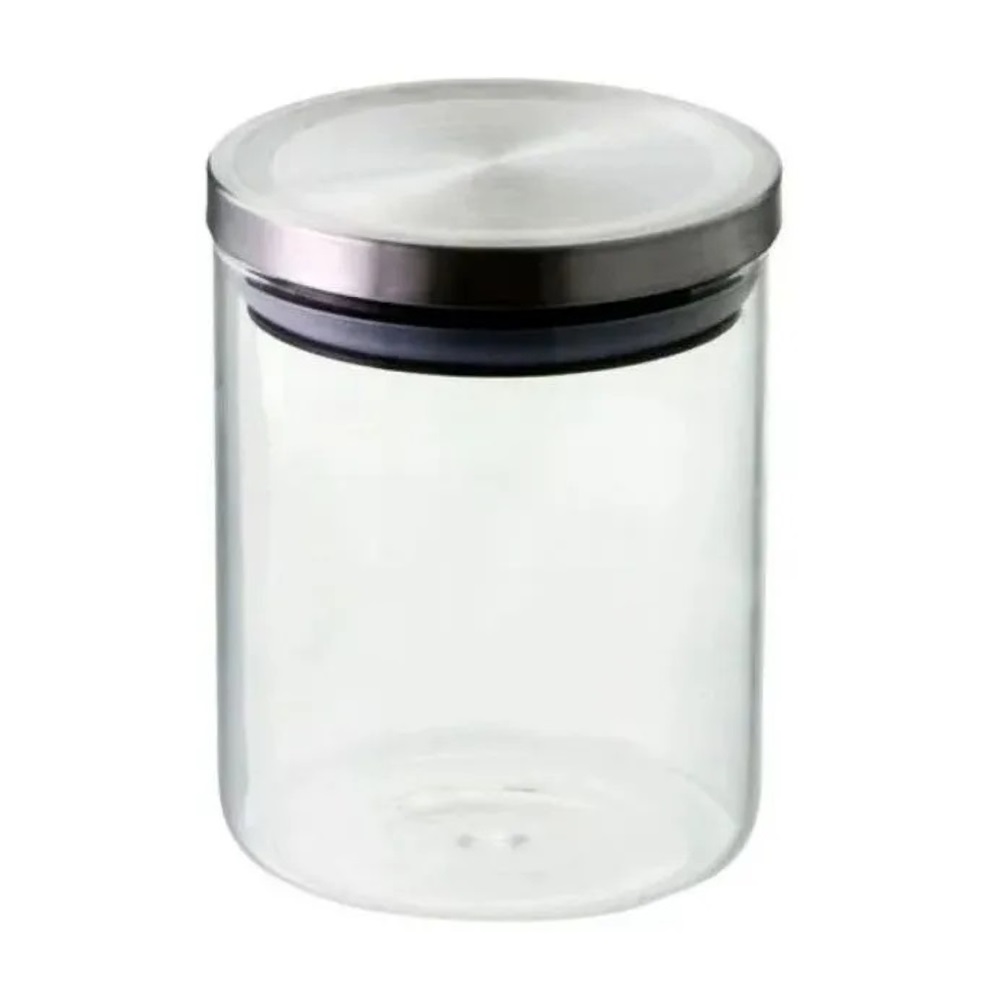 Pote de Vidro Borossilicato com Tampa Hermético 750ml 
