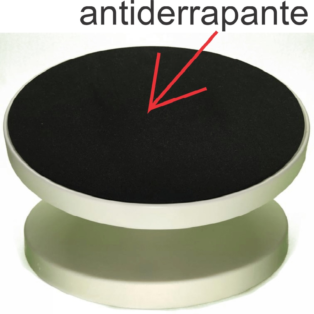 Prato Giratório para Confeitar Bolo, Bailarina para Bolo Inclinada Antiderrapante 