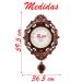 Relógio De Parede Cobre Quartz Clock Luxo Com Pendulo 59cm