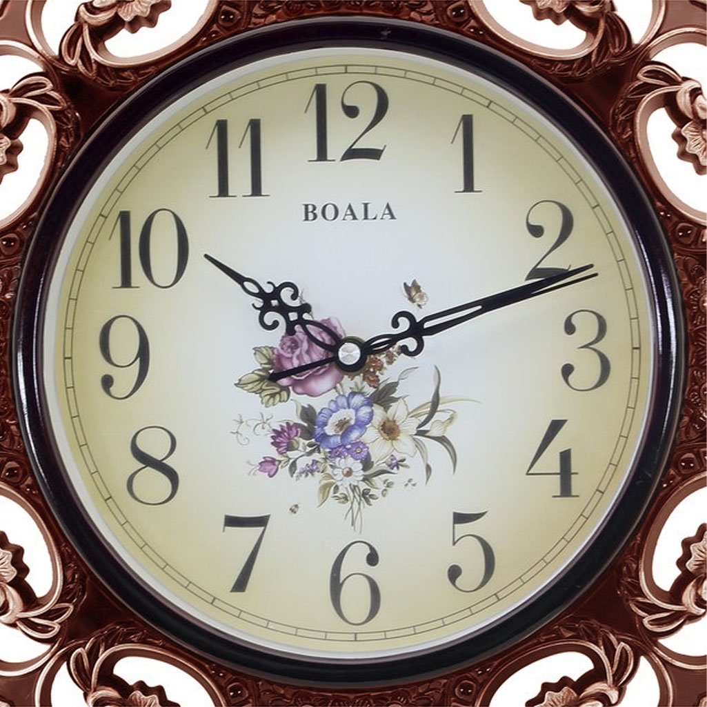 Relógio De Parede Cobre Quartz Clock Luxo Com Pendulo 59cm