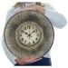 Relógio De Parede Decorativo Clássico 40cm Dourado