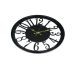 Relógio De Parede Minimalista Decorativo Preto 30,5cm Vazado