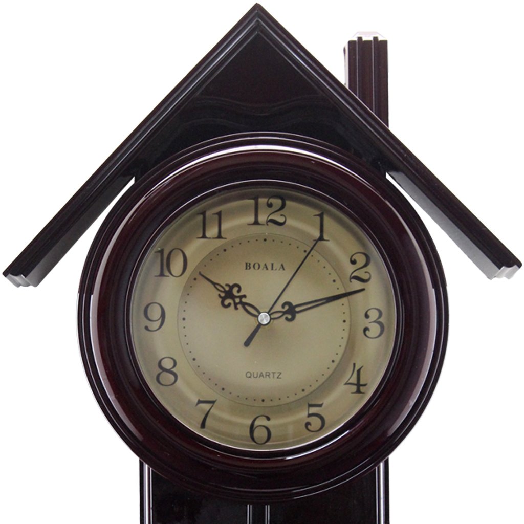 Relógio Decorativo De Parede Casinha Com Pendulo