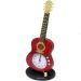 Relógio Estilo Violão Porta Caneta Decoração De Mesa Vintage