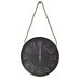 Relógio Parede Moderno Redondo Serrano Rose Gold Black 30cm
