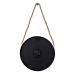 Relógio Parede Moderno Redondo Serrano Rose Gold Black 30cm