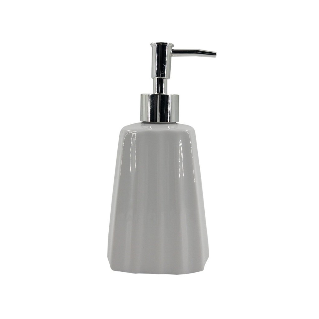 Saboneteira Liquida Modelagem De Cerâmica Lavabo Branco Luxo