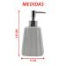 Saboneteira Liquida Modelagem De Cerâmica Lavabo Branco Luxo