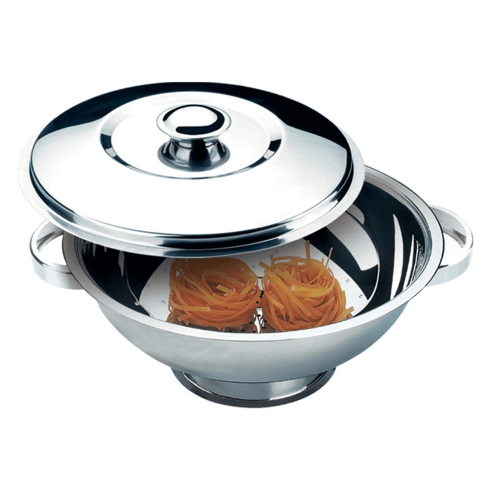 Sopeira de Inox 2 Litros com Tampa em Inox 