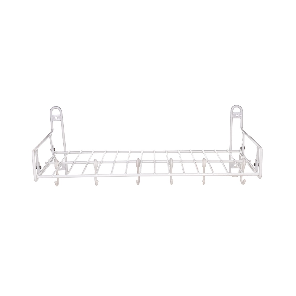 Suporte Pendurador de Panelas e Utensilios Branco