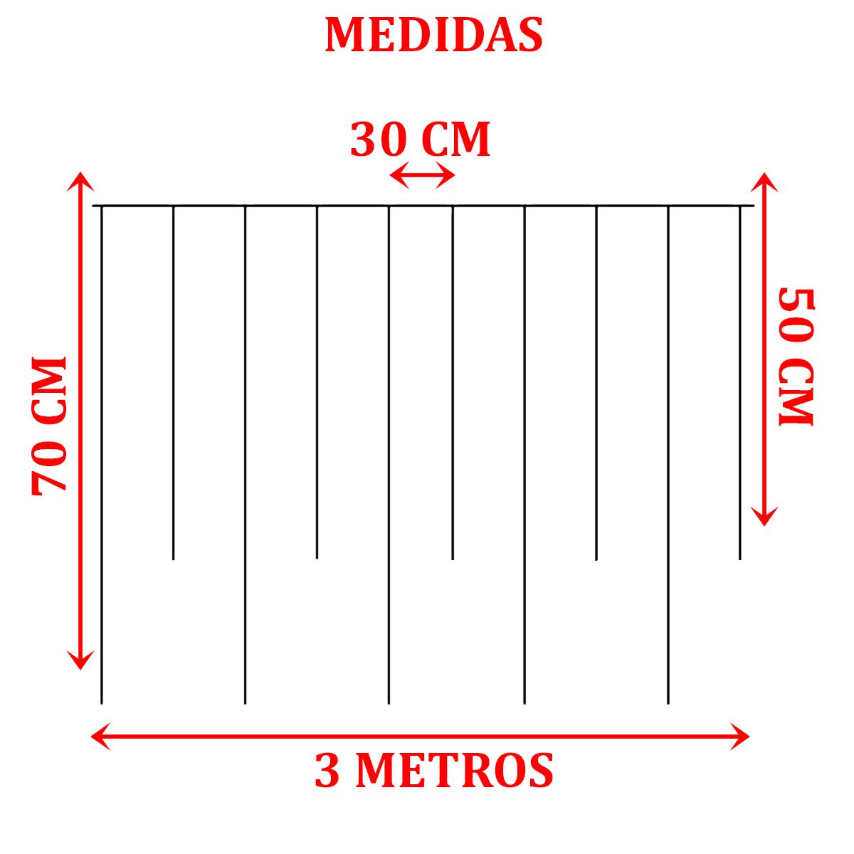 Varal Pisca Decoração Bolas E Estrelas Natal LEDs Amarelo 3m