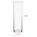 Vaso Vidro Cilindro Comprido 50x11 cm Transparente 
