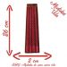Velas De Natal Decorativa Com Glitter Vermelho 8 Unidade 26cm