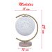 kit Casal 2 Abajur Luminária Rustica Branca De Mesa 27,5cm Bivolt 110/220v