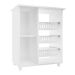 Balcão para Micro-Ondas com Fruteira Adriana 1 PT Branco