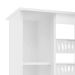 Balcão para Micro-Ondas com Fruteira Adriana 1 PT Branco