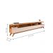 Bancada 3 Gavetas 220 Brest Nature Off White
