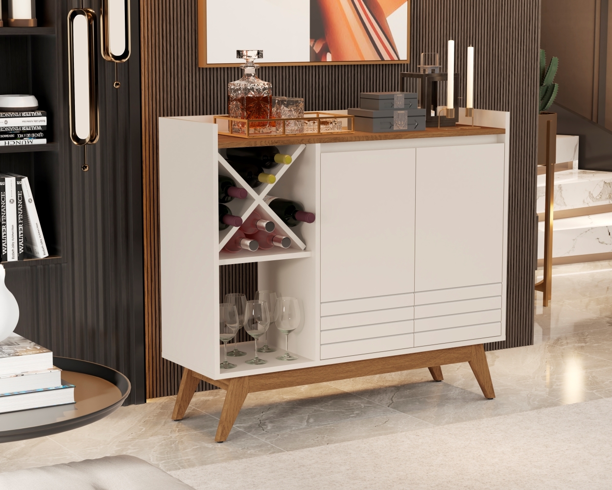 Buffet Adega Berlim 2 Portas Off White Freijo