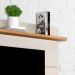 Estante Painel 1.6m Luxo TV 32 40 42 43 47 48 50 55 58 60 Polegadas Prateleira Multiuso Sala Quarto- Vivare New - Off White/Nature - RPM