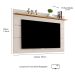 Estante Painel 1.6m Luxo TV 32 40 42 43 47 48 50 55 58 60 Polegadas Prateleira Multiuso Sala Quarto- Vivare New - Off White/Nature - RPM