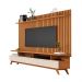 Jogo Rack e Painel Ripado Crôacia Nature Off White