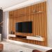 Jogo de Painel Ripado e Nicho 2,2  Island Nature Off White