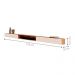 Jogo de Painel Ripado e Nicho 2,2  Island Nature Off White