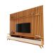 Jogo de Rack e Painel Amapá Nature Off White