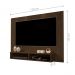 Painel para TV Adhara com Frisos Cedro