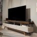 Rack Vivare Wood 1.8 3 Gavetas - Off White / Freijó - Germai