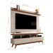 Rack e Painel para TV Hamal 1.6 Off White Freijó