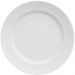 12 Pratos Rasos 26,5cm Porcelana Germer Chevron Branco Redondo Mesa Posta