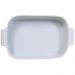 6 Travessas Porcelana Branca 2,5L 30x21cm Germer Restaurantes Buffets Assar e Servir