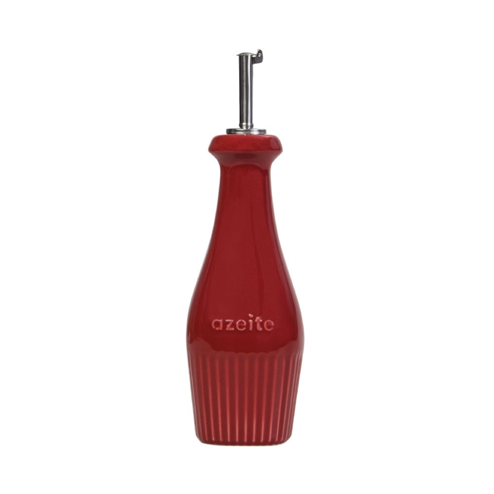 Azeiteiro Assar e Servir Vermelho 340 ml