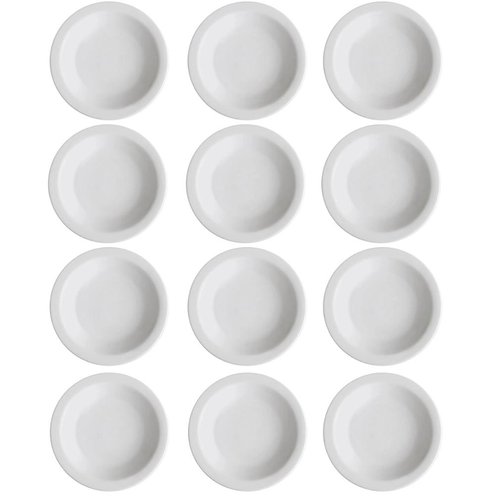 Conjunto 12 Pratos Fundos de Porcelana 21,5cm Classe Única I