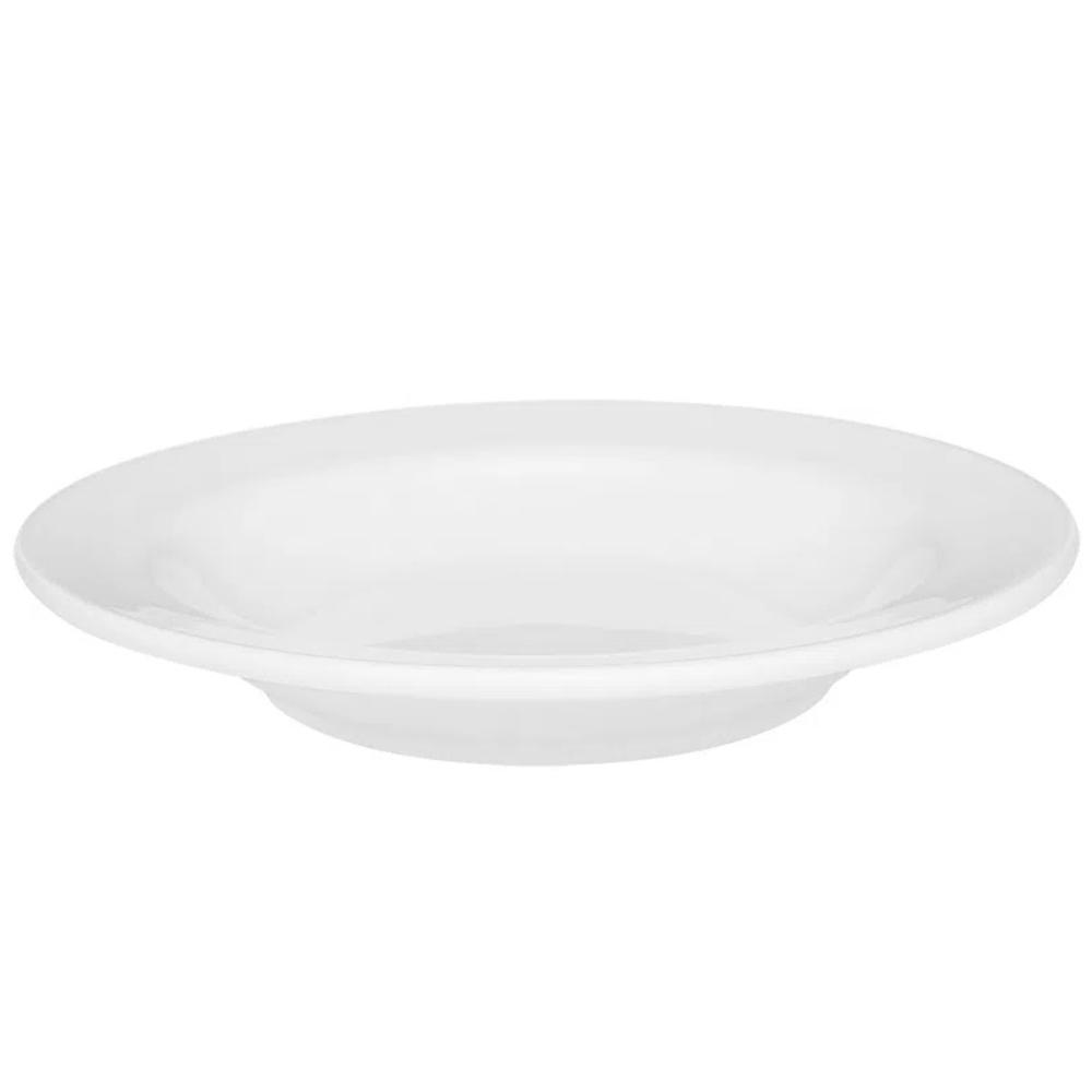 Conjunto 12 Pratos Fundos de Porcelana 21,5cm Classe Única I