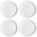 Conjunto 4 Pratos de Sobremesa em Porcelana 19cm Classe Únic